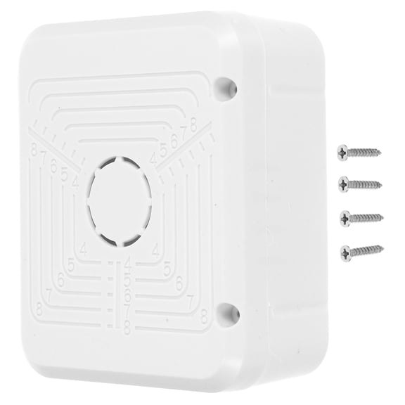 HOOWIFFY Security Camera Junction Box White 1Pack 4.7x4.3x2.0in