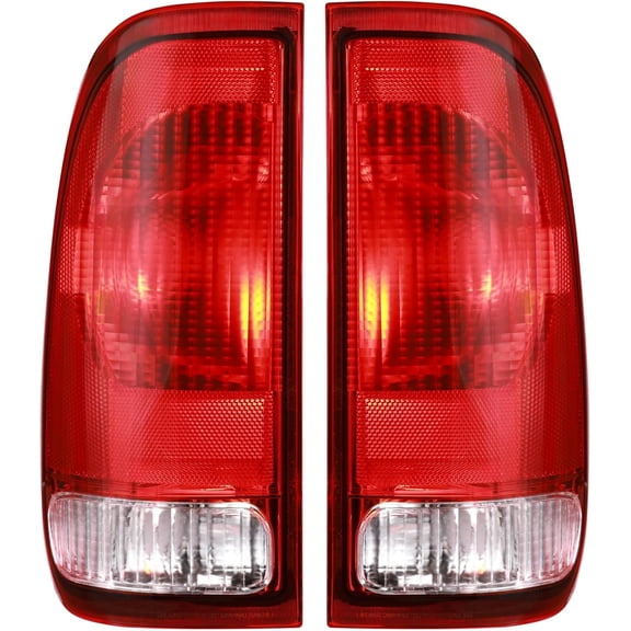 Tail Light Compatible With 1997-2003 Ford F150 1999-2007 F250 F350 F450 F550 Super Duty Driver and Passenger Side Rear Light Brake Lamps