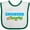 White and Green, variant on Inktastic Engineer in Training Boys or Girls Baby Bib