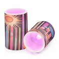 thumbnail image 7 of Yayeee Flameless Candles with Remote Flickering Battery Operated Multi Color Changing, Futuristic Sun, 7 of 7
