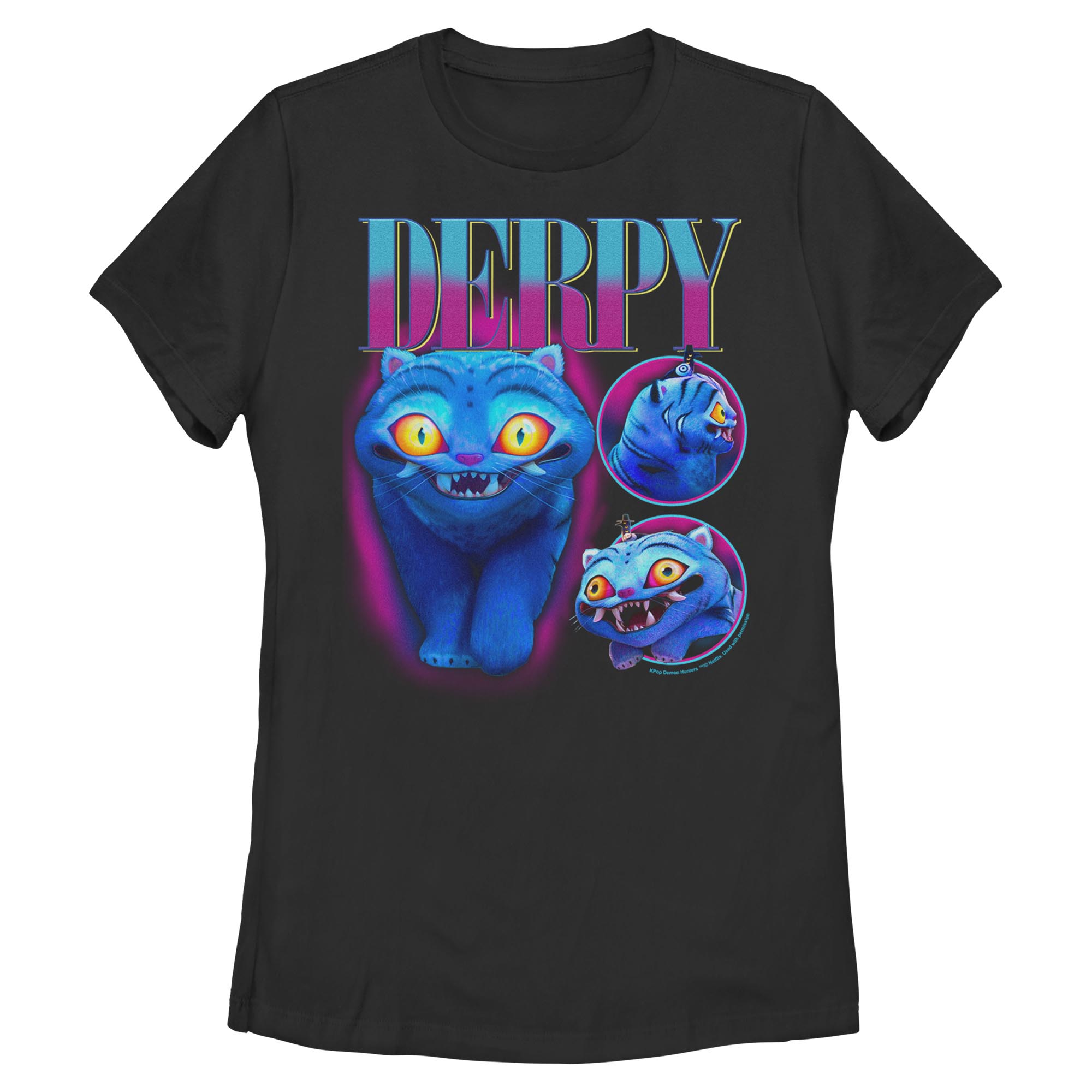 Womens KPop Demon Hunters Saja Boys Chibi Group T Shirt - Walmart.com