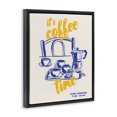 thumbnail image 2 of Stupell Industries Contemporary It's Coffee Time Breakfast Ritual Black Floating Frame Canvas Art, 17 x 21, by The Prints Vibe, 2 of 8
