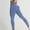 Light Blue, variant on Under $5 PEONAVET Leggings for Women Butt Lift High Waisted Tummy and Control No Soft Yoga Pants Workout Athletic Running Seamless Leggings - Summer's Top Trends
