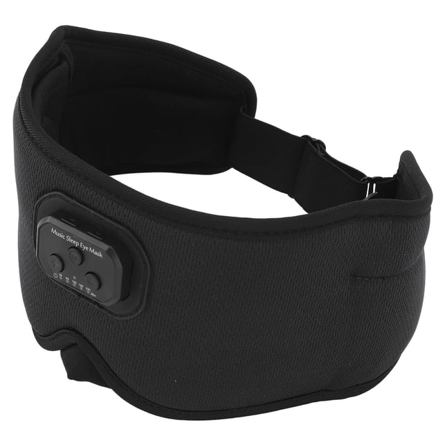 Auriculares Para Dormir, Visera, Paño Frío De Seda Helada, 15 Horas De Reproducción Continua, Cubierta Para Ojos 3D Inalámbrica Para Viajes