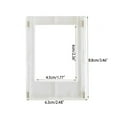 thumbnail image 4 of 5 Pcs Magnetic Picture Frames for Polaroid Fujifilm Instax, 2 x 3 inch Mini Clear Collage Photo Display Set for Refrigerator Exploring Imagination with Multiple Creative Combinations, 4 of 9
