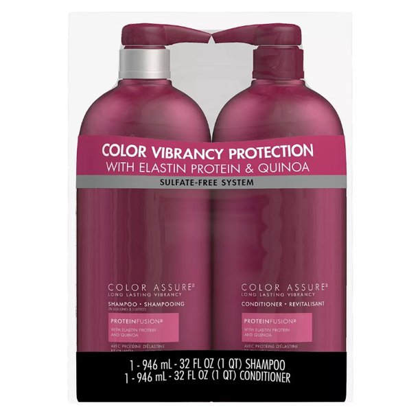 Nexxus Color Assure Shampoo and Conditioner for Color Treated Hair, 2
