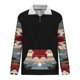 thumbnail image 5 of Sudadera sin capucha para hombre, informal, a la moda, con cuello alto, estampado étnico, cremallera, jersey de manga larga, blusa de poliéster para hombre, 5 of 5