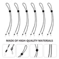 thumbnail image 4 of OULII 12 Pcs Protège-Masque Lanière Polyester Noir pour Masque Facial Durable Rentrée Scolaire, 4 of 8