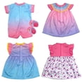 thumbnail image 3 of Set de ropa para muñecas de 33 a 40 cm, paquete de 4, OTMOON, 3 of 9