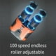thumbnail image 2 of Ventilador de Cintura Portátil para Exteriores de 10000mAh, Ventilador de Cuello Colgante, Iluminación LED de Viento Fuerte para Deportes y Trabajo Al Aire Libre, 2 of 5