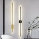 thumbnail image 3 of Lámpara de pared minimalista de una sola palabra, lámpara de noche para dormitorio, luz minimalista moderna, sala de estar de lujo, 3 of 5