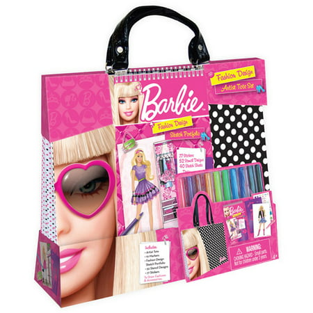 Barbie Artist Tote Compact Portfolio Set - Walmart.com