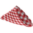 thumbnail image 2 of GZHJMY Chic Vintage Red Plaid Checkered Pattern Cloth Napkins, Set of 6 20 x 20 Inch Soft & Comfortable Polyester Dinner Napkin for Family, Restaurant, Weddings, Parties, 2 of 5