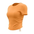 thumbnail image 6 of Ounisa Womens Short Sleeve T Shirt Crew Neck Breathable Athletic Hiking Outdoor Activewear Comfortable Trendy Tops S-2XL, 6 of 6