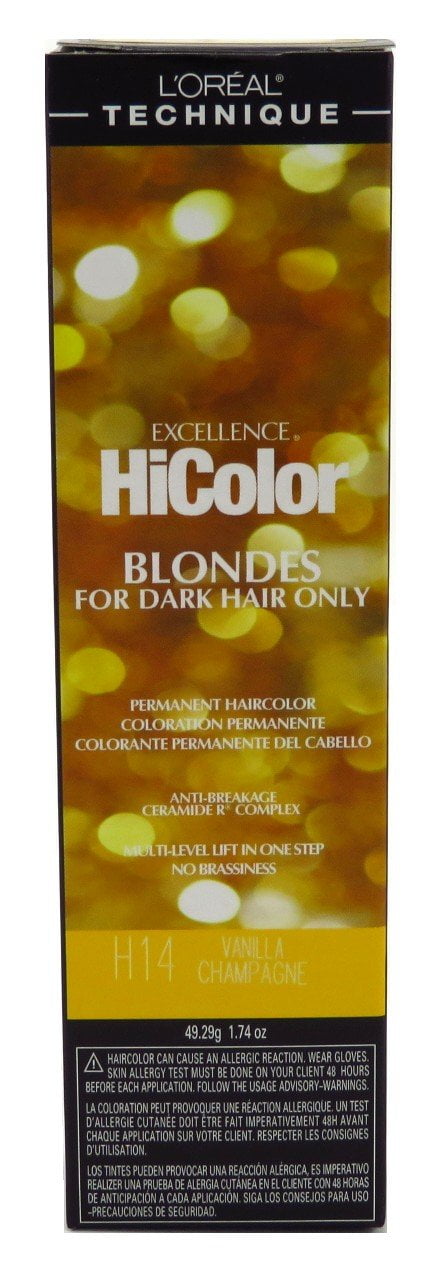 Loreal Excel Hicolor H13 Tube Natural Blonde, 1.74 Oz - Walmart.com