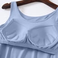 thumbnail image 5 of Lumtrix Girls V Neck Tank Tops Wide Strap Sleeveless Solid Undershirts Casual Summer Slim Fitted Cami Light Blue S, 5 of 8
