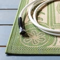thumbnail image 4 of Safavieh Courtyard Bairre Botanical Indoor/Outdoor Area Rug, Natural/Olive, 5'3" x 7'7", 4 of 10