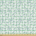 thumbnail image 2 of Floral Sofa Upholstery Fabric by the Yard, Soft Pastel Colored Nature Theme Tree Branches Leaves on Plain Backdrop, Decorative Fabric for DIY and Home Accents, Pale Cadet Blue White by Ambesonne, 2 of 5