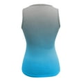 thumbnail image 3 of Vedolay Tops for Womens Womens Ladies Ribbed Thick Strap Low Cut Tight Slim Fitted Sporty Workout Tank Tops,Blue M, 3 of 4