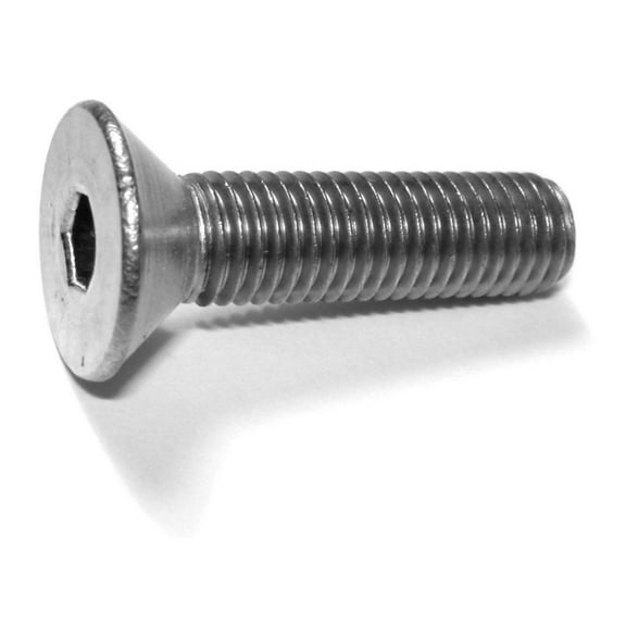 1/4"-28 x 1" 18-8 Stainless Flat Head Socket Cap Screws (6 pcs.)