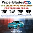 thumbnail image 2 of 2017 Kia Niro Beam Wiper Blades Wipers w/1yr Warranty (Set of 2) (WiperBladesUSA), 2 of 5