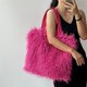thumbnail image 2 of Bolsos de moda para mujer en 2023 Bolsos de hombro y carteras de tela de felpa de diseñador de lujo para mujer Bolso de mano distintivo de gran capacidad, 2 of 5