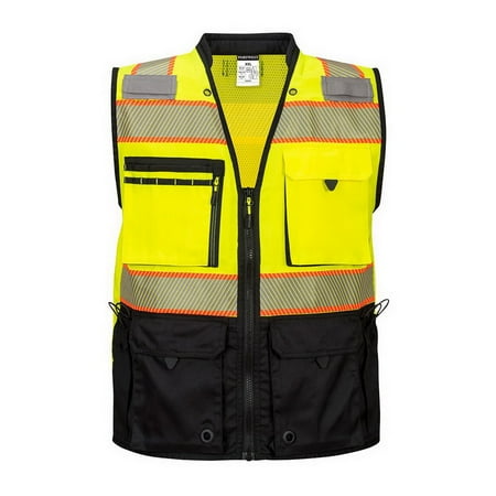 

Portwest US375 Premium Surveyor Vest Yellow/Black 3X-Large