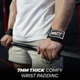 thumbnail image 3 of DEFY Weight Lifting Grips for Powerlifting – Anti-Slip Neoprene Gym Grips with Padded Wrist Straps – Lifting Straps for Deadlifts, Cross Training, Gymnastics & Pull Ups (Small), 3 of 5