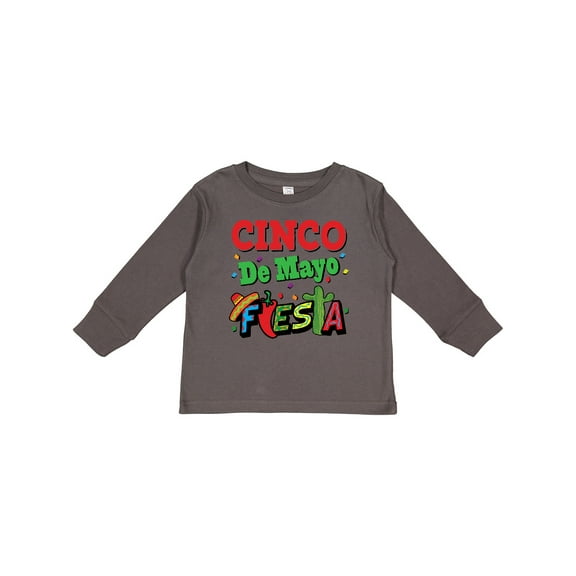 Inktastic Cinco de Mayo Fiesta Party Boys or Girls Long Sleeve Toddler T-Shirt