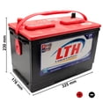thumbnail image 2 of Lth L-27F-520 12V 520 A Bci Uso Automotriz, 2 of 5