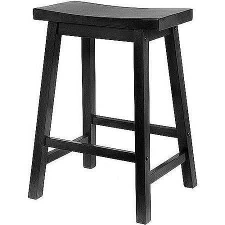 Saddle Seat Stool 24", Set of 2, Multiple Finishes