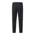thumbnail image 6 of Rhuody Pants For Men Straight Leg Mid Rise Jogger Pants Elastic Waist With Drawcord Lightweight For Summer Outdoor Running Wear Classic Trousers 3Xl Black, 6 of 6