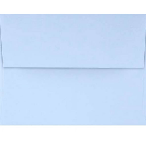 LUXPaper A2 Peel & Press Invitation Envelopes, 4 3/8 x 5 3/4, 80 lb. Baby Blue, 50 Pack