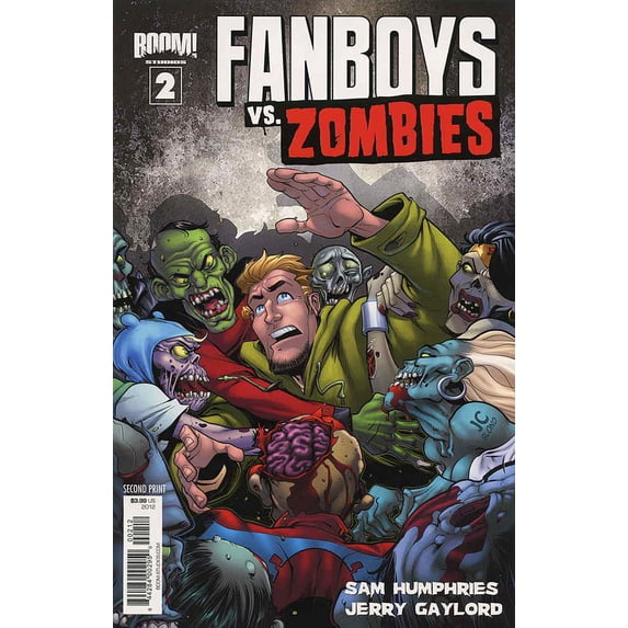 Fanboys Vs. Zombies #2 (2nd) VF ; Boom! Comic Book
