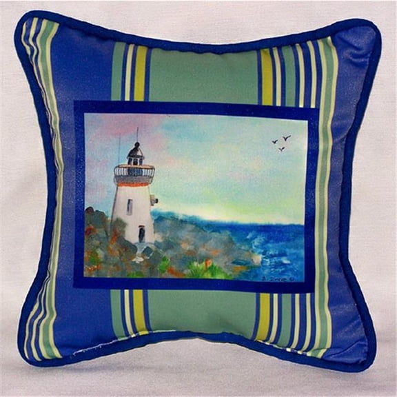 Light House Small Outdoor-Indoor Pillow 12''x12''