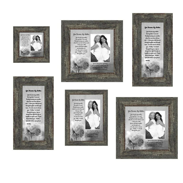 6x6 Frame for 4x4 Picture White Wood (8 Pcs per Box)