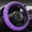Purple, variant on Car Steering Wheel Cover, 15×15 Inch Soft Plush Elastic Steering Wheel Protector, Anti-Slip Fluffy Warm Steering Wheel Cover for Women Men, Winter Steering Wheel Pad
