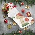thumbnail image 3 of SKYSONIC Mushroom Christmas Stocking Personalized Large Candy Stocking Hanging Gift Xmas Stockings Decoration for Family Holiday Party Ornaments Decor Fireplace, 3 of 7
