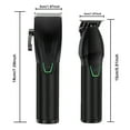 thumbnail image 2 of Professional Barber Clippers and Trimmer Set for Haircut Electric Grooming, Best Gifts for Men, 2 of 8