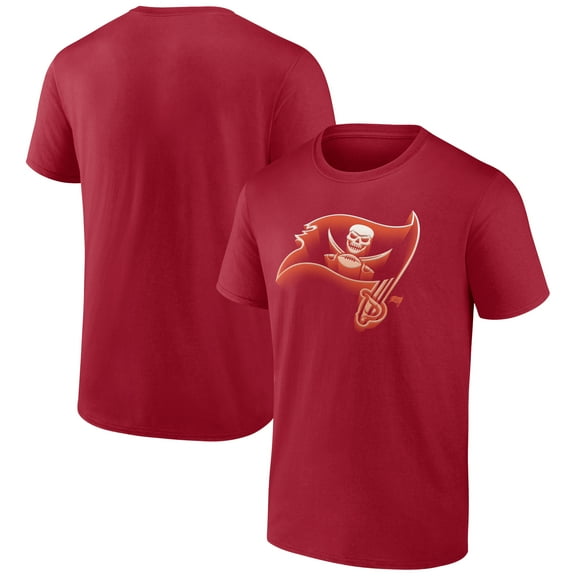 Men's Red Tampa Bay Buccaneers Chrome Dimension T-Shirt