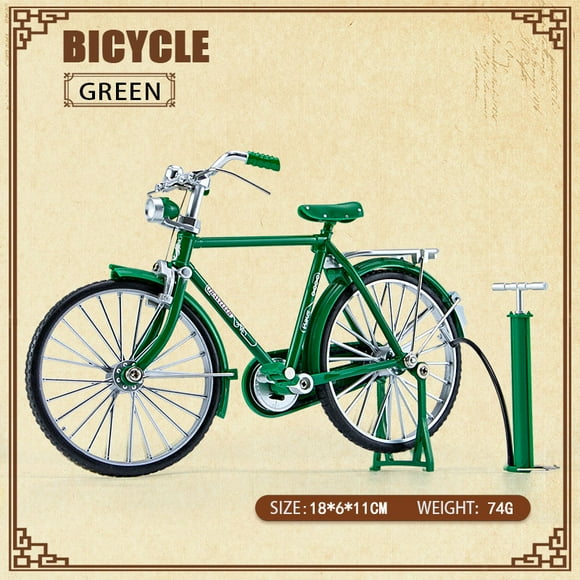 1:10 28 Inches Alloy Bicycle Model Traditional Chinese Bike Hot Wheels Fast and Furious One Piece ABS Plastic Toy Boy Vehicle