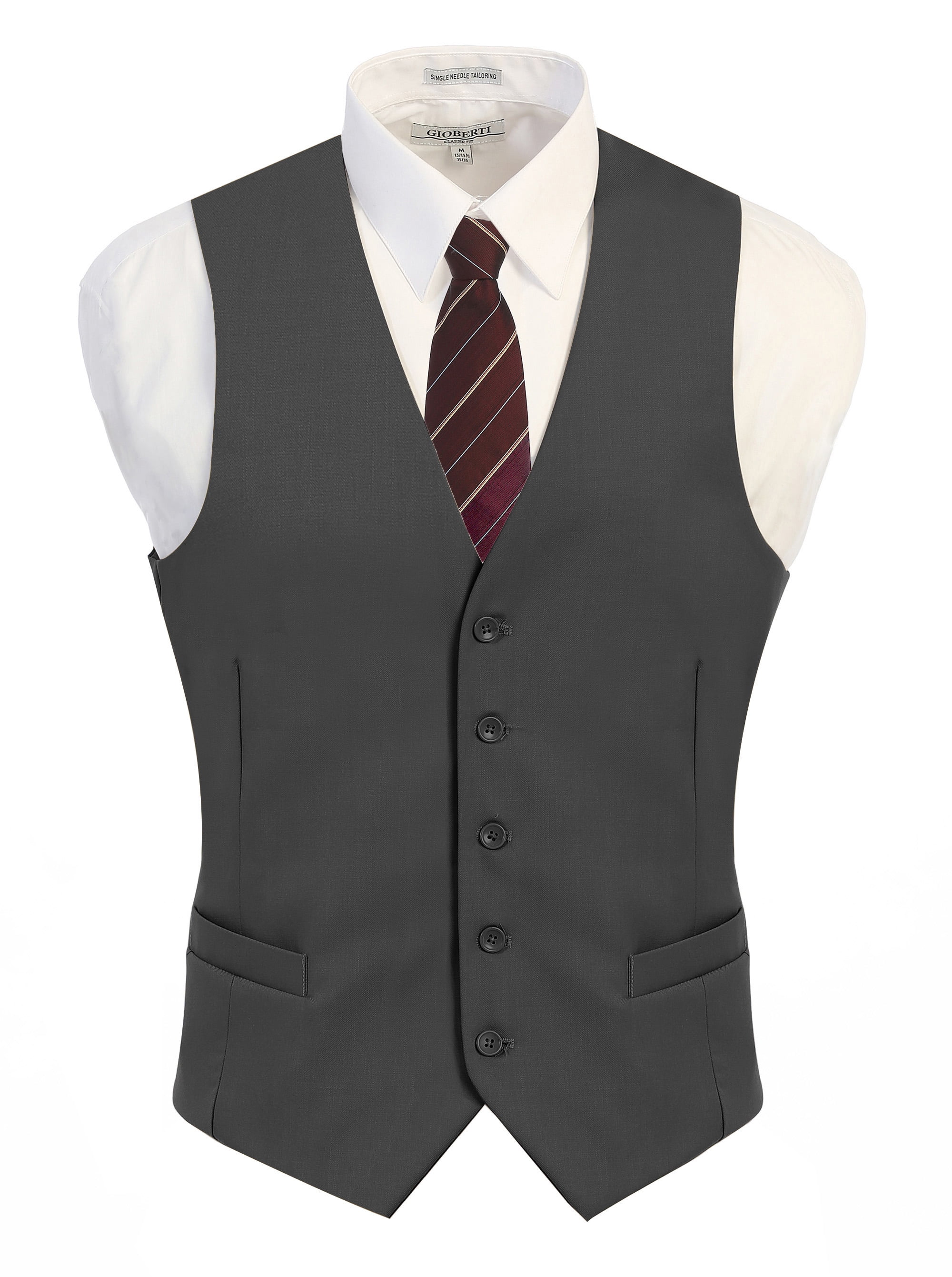 Athletic Fit Stretch Suit Vest  Heathered Light Grey  State and Liberty  Clothing Company