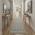 thumbnail image 3 of GENIMO 2'x3' Boho Area Rug, Machine Washable Non Slip Low Pile Rug for Entryway Front Door Kitchen Bathroom, Dusty Gray, 3 of 6