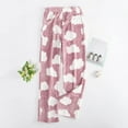 thumbnail image 3 of Women Pajama Pants Plush Sleep Pants Soft Elastic Waist Pajama Bottoms Patterned Pants With 2 Pockets with Plaid Pattern for Cozy and Cute Sleep,Light pink,3XL, 3 of 7