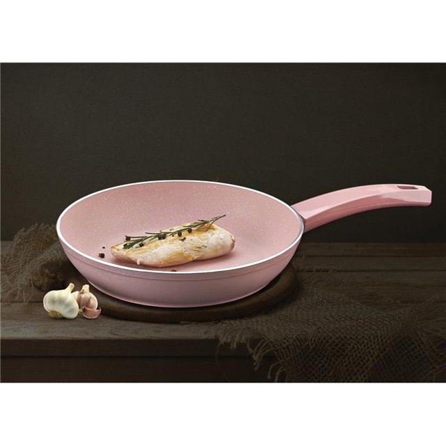 Discount World HD-D4419-20-FP-P Poêle à Friture de 8 Po - Rose