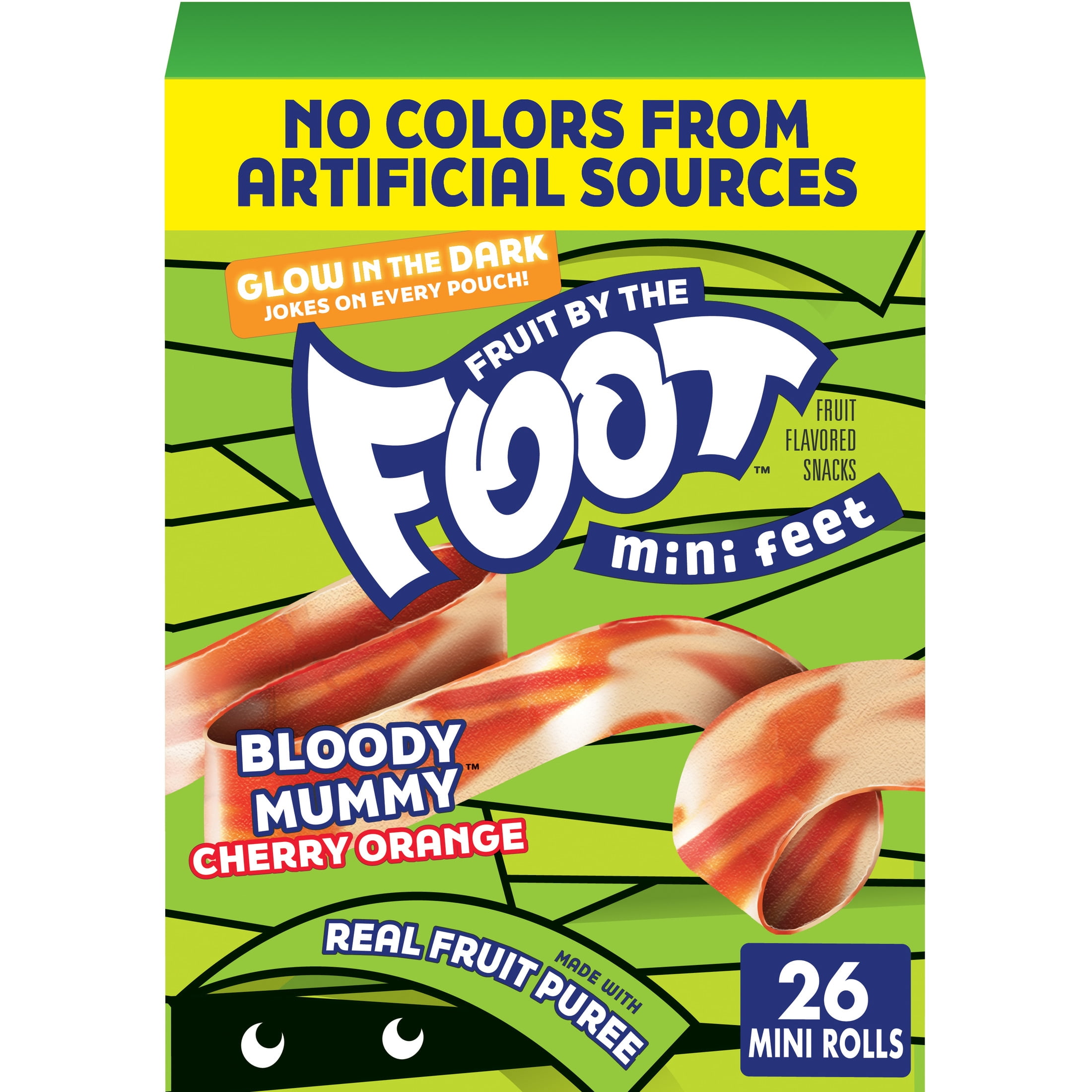 Fruit by the Foot Splitz Fruit Flavored Snacks, Blueberry and