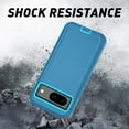 thumbnail image 4 of KMEK7-pour Google Pixel 8A Étui, Protection Robuste 3 Couches Antichoc Étui Rigide Anti-Poussière/chute Intégrale Durable Anti-Empreintes Digitales avec Protection Port, Bleu Lac, 4 of 4