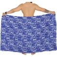 thumbnail image 5 of HAPPY BAY Men's Pareo Standard Surfing Sarong Full Beach Wrap One Size Lapis, Floral Summer Vacation Aloha, 5 of 5