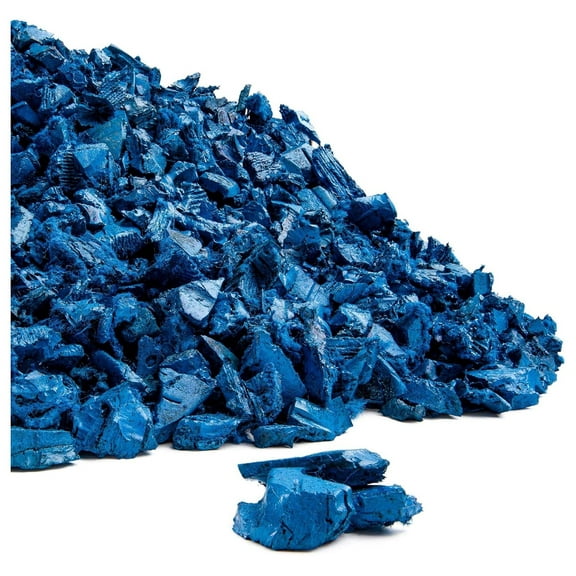 TiaGOC Rubber Mulch Nuggets Protective Flooring for Playgrounds, Swing-Sets, Play Areas, and Landscaping (40 LBS - 1.55 CU. FT., Blue)