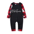 thumbnail image 2 of Fznquz Family Christmas Pajamas Matching Sleepwear Tops and Plaid Pants Holiday Soft Pjs, 2 of 3